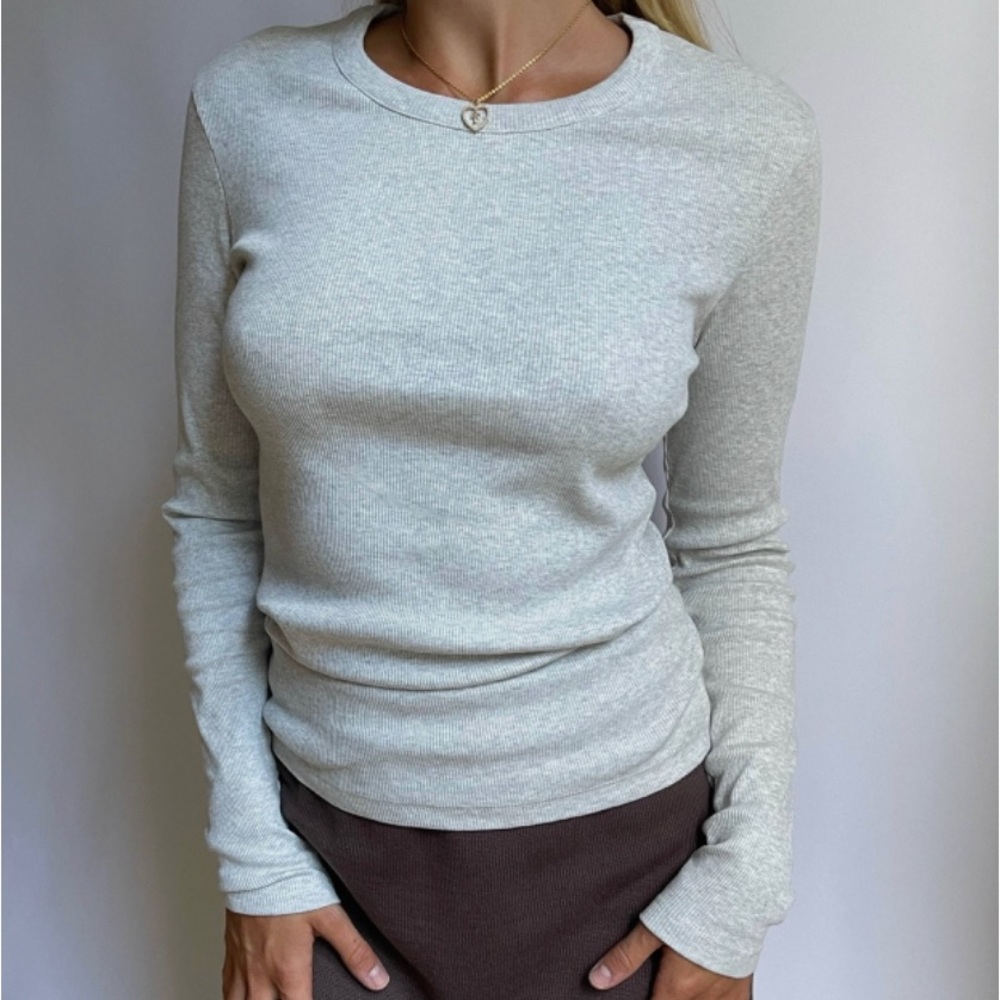 Djerf Avenue Grey Long Sleeve